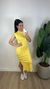 Vestido Midi Ribana Amarelo