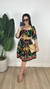 Vestido Curto Viscolinho Inspiração Farm Preto - comprar online
