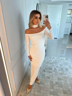 Vestido Manoella Manga Longa na internet