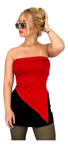 Blusa Tomara Que Caia Assimétrica