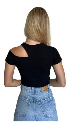 Blusa Delave Store Feminina Casual Curta Recortes - comprar online