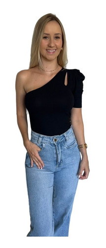 Blusa Delave Store Feminina Ombro So Bufante