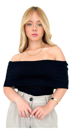 Blusa Delavê Ombro A Ombro Feminina M/c Ciganinha