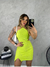 Vestido Feminino Curto de Alcinha Regulável Decotado na Barriga Tecido Lesie - Ilha do Charme - Sua Loja de Roupas e Moda Feminina