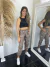 Calça Cargo Jogger Tactel Feminina Com Correntes e Detalhes Refletivos - Ilha do Charme - Sua Loja de Roupas e Moda Feminina