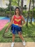 Saia De Fitas Metalizada Colorida 40cm Carnaval na internet