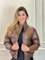 Imagem do Jaqueta Puffer Feminina Moda Blogueira Grossa Com Gola Alta