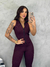 Macacão Feminino Regata Com Zíper Justo Canelado 3D - Ilha do Charme - Sua Loja de Roupas e Moda Feminina