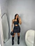 Macaquinho De Couro Feminino Com Decote Na Barriga - Ilha do Charme - Sua Loja de Roupas e Moda Feminina