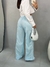 Imagem do Calça Feminina Casual Retas Com Listras de Cintura Alta