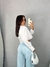 Calça Feminina Casual Retas Com Listras de Cintura Alta