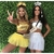 Top faixa metalizado carnaval fantasia