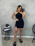Vestido Feminino Curto de Alcinha Regulável Decotado na Barriga Tecido Lesie - loja online