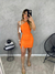 Vestido Feminino Curto de Alcinha Regulável Decotado na Barriga Tecido Lesie - comprar online