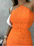Imagem do Vestido Feminino Curto de Alcinha Regulável Decotado na Barriga Tecido Lesie