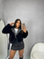 Imagem do Jaqueta Feminina Com Spike Peluciada Moda Blogueira