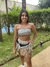 Top faixa Sereia Carnaval Com bojo metalizado na internet