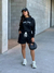 Conjunto Moletom Feminino de Short e Blusa de Manga Longa New York na internet