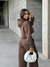 Conjunto Moletom Calça Flare Cargo e Cropped Manga Longa Com Touca - Ilha do Charme - Sua Loja de Roupas e Moda Feminina