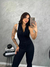Macacão Feminino Regata Com Zíper Justo Canelado 3D - Ilha do Charme - Sua Loja de Roupas e Moda Feminina