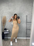Vestido Midi Longo Tomara que Caia Tecido Anarruga Sem Bojo na internet