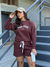 Conjunto Moletom Feminino de Short e Blusa de Manga Longa New York - loja online