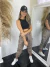 Calça Cargo Jogger Tactel Feminina Com Correntes e Detalhes Refletivos - loja online
