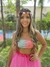 Top faixa Sereia Carnaval Com bojo metalizado - comprar online