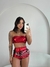 Conjunto Biquíni Hot Pants Metalizado Carnaval na internet
