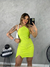 Vestido Feminino Curto de Alcinha Regulável Decotado na Barriga Tecido Lesie - comprar online