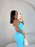 Conjunto Feminino Elegante Cropped Tomara Que Caia Nuvem + Saia Midi Com Fenda - loja online