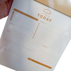 Planner Diário Today De Mesa Folhas Destacáveis Tamanho A5 na internet