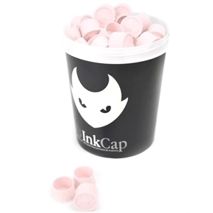 Batoques de Silicone Ink Cap Rosa Tam. M (c/300un)