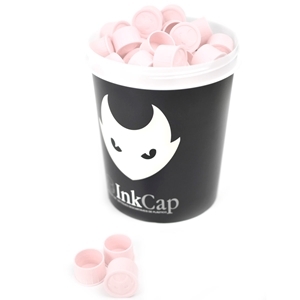 Batoques de Silicone Ink Cap Rosa Tam. P (c/500un)