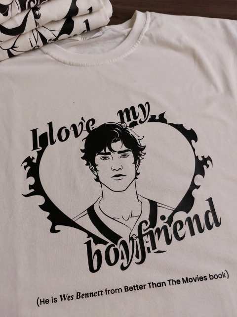 CAMISETA WES BENNETT - I LOVE MY BOYFRIEND