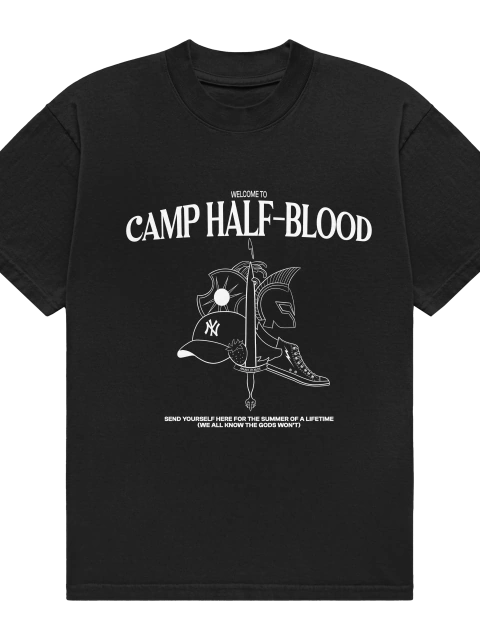 Camiseta Acampamento Meio Sangue
