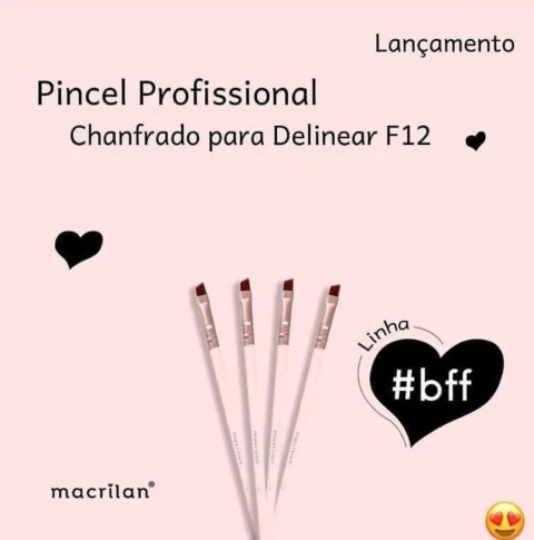 F12 | Pincel Chanfrado para Delinear | Macrilan - comprar online