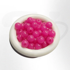 Perlas plásticas opalina 8mm x 25 gramos