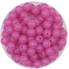 Perlas plásticas opalina 8mm x 25 gramos - comprar online