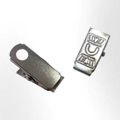 Agarra porta chupete de metal niquel x 2 unidades en internet