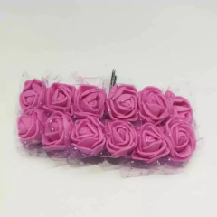 Flores de goma eva con tul x 12 unidades - comprar online