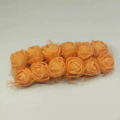 Imagen de Flores de goma eva con tul x 12 unidades