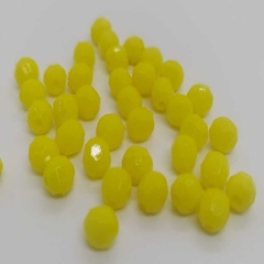 Acrílico pleno facetado redondo 6mm x 25grs aprox