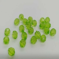 Acrílico transparente facetado redondo 6mm x 25grs. - comprar online