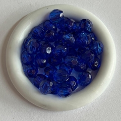 Acrílico transparente facetado redondo 6mm x 25grs. - tienda online