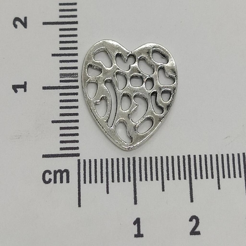 Dije corazon filigranada x 25 grs.
