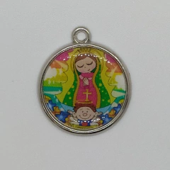 Imagen de Medalla porfis de fundición dome simple 21mm por unidad