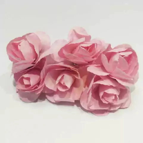 Flores de papel x 6 unidades