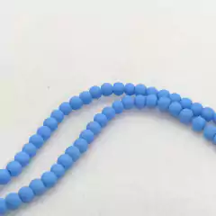 Imagen de Perla vidrio engomada 6mm