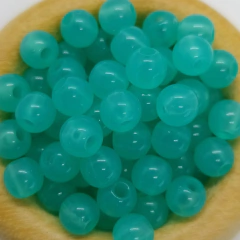 Perlas plásticas opalina 6mm x 25 gramos